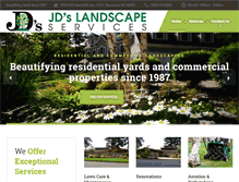 Tablet Screenshot of jdslandscape.com